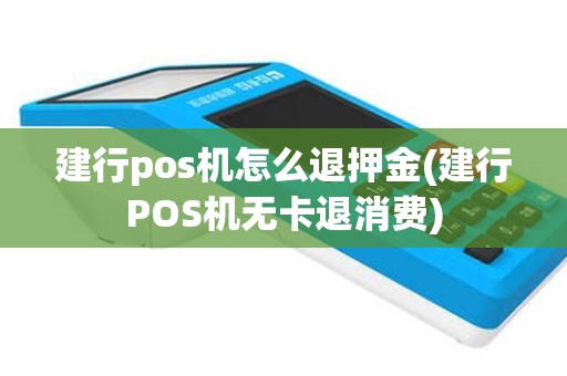 建行pos机怎么退押金(建行POS机无卡退消费)