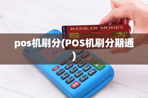 pos机刷分(POS机刷分期通)