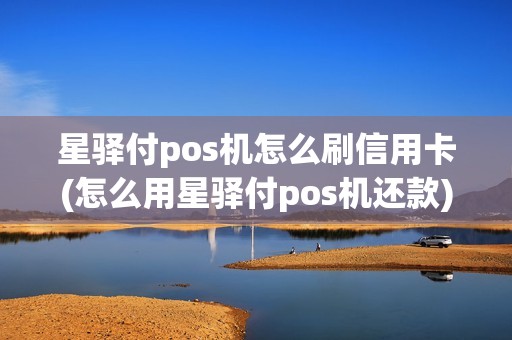 星驿付pos机怎么刷信用卡(怎么用星驿付pos机还款)