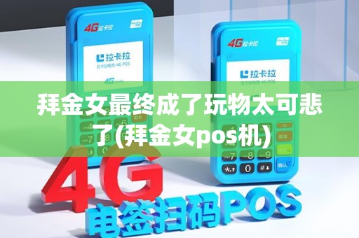 拜金女最终成了玩物太可悲了(拜金女pos机)