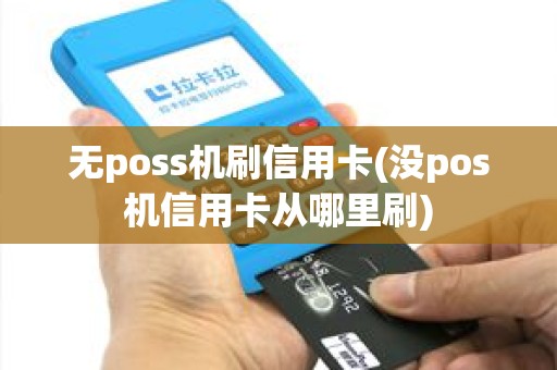 无poss机刷信用卡(没pos机信用卡从哪里刷)