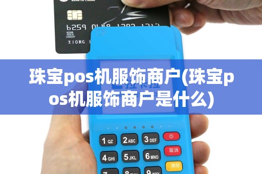 珠宝pos机服饰商户(珠宝pos机服饰商户是什么)