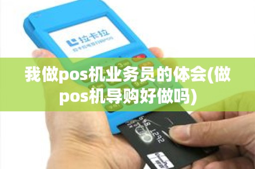 我做pos机业务员的体会(做pos机导购好做吗)