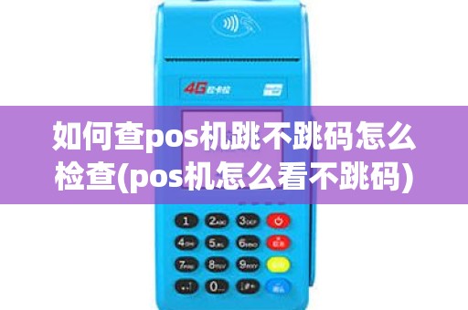 如何查pos机跳不跳码怎么检查(pos机怎么看不跳码)