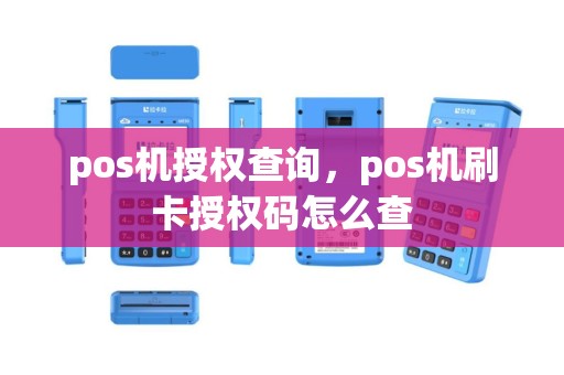 pos机授权查询，pos机刷卡授权码怎么查