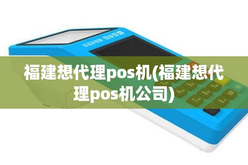 福建想代理pos机(福建想代理pos机公司)