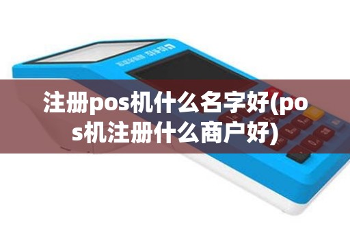 注册pos机什么名字好(pos机注册什么商户好)