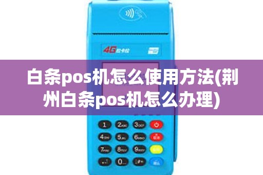 白条pos机怎么使用方法(荆州白条pos机怎么办理)