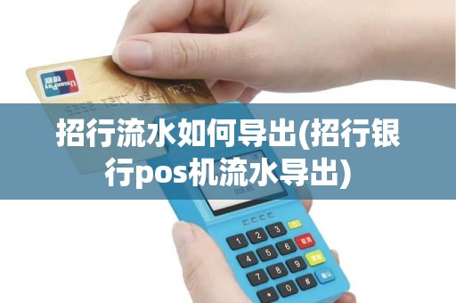 招行流水如何导出(招行银行pos机流水导出)
