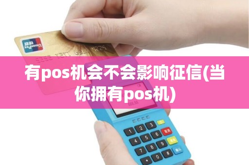 有pos机会不会影响征信(当你拥有pos机)