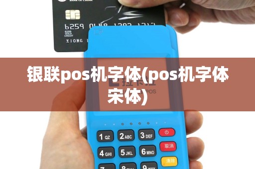 银联pos机字体(pos机字体宋体)