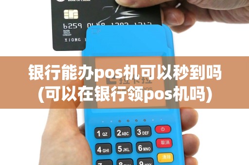 银行能办pos机可以秒到吗(可以在银行领pos机吗)