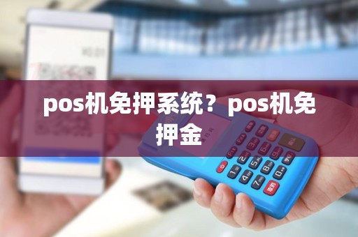 pos机免押系统？pos机免押金