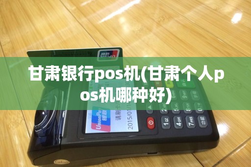 甘肃银行pos机(甘肃个人pos机哪种好)