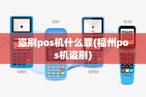 盗刷pos机什么罪(福州pos机盗刷)