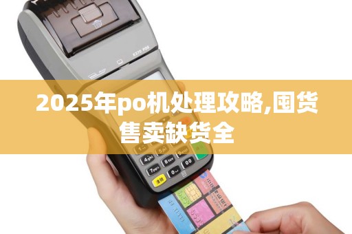 2025年po机处理攻略,囤货售卖缺货全