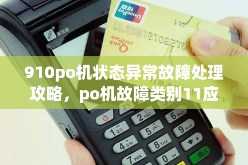 910po机状态异常故障处理攻略，po机故障类别11应对技巧