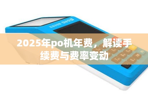2025年po机年费，解读手续费与费率变动