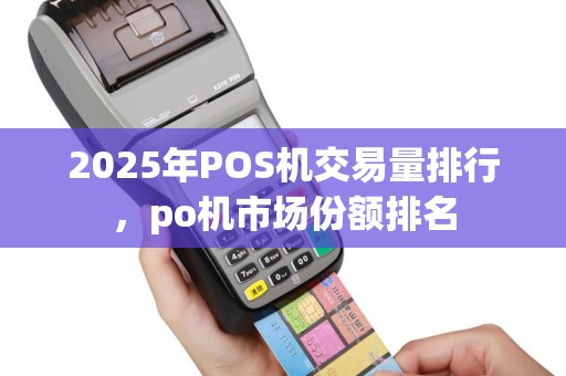 2025年POS机交易量排行，po机市场份额排名