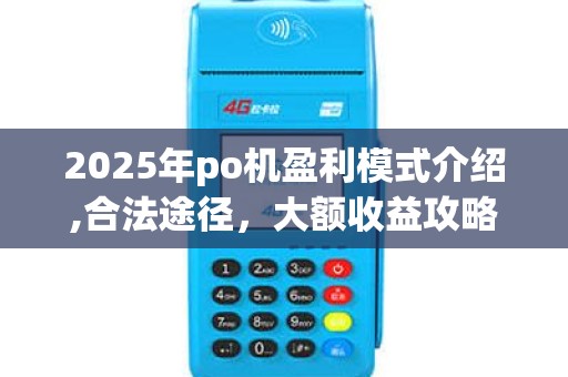 2025年po机盈利模式介绍,合法途径，大额收益攻略