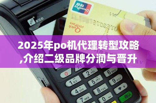 2025年po机代理转型攻略,介绍二级品牌分润与晋升路径