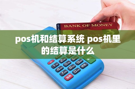 pos机和结算系统 pos机里的结算是什么
