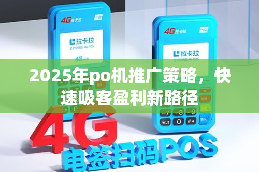 2025年po机推广策略，快速吸客盈利新路径