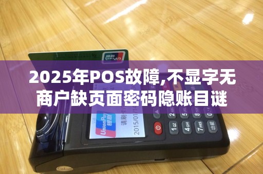 2025年POS故障,不显字无商户缺页面密码隐账目谜