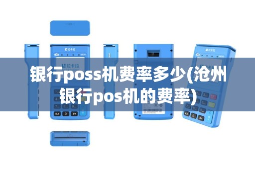 银行poss机费率多少(沧州银行pos机的费率)