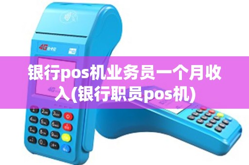 银行pos机业务员一个月收入(银行职员pos机)