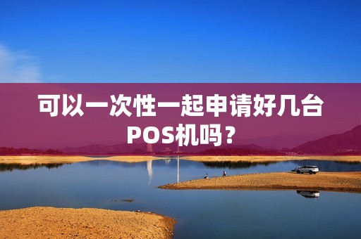 可以一次性一起申请好几台POS机吗？