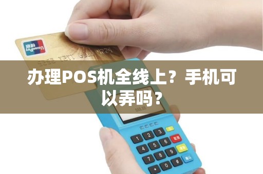 办理POS机全线上？手机可以弄吗？