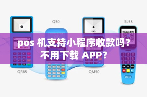 pos 机支持小程序收款吗？不用下载 APP？