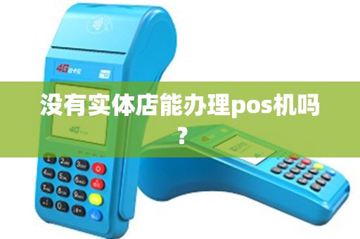 没有实体店能办理pos机吗？