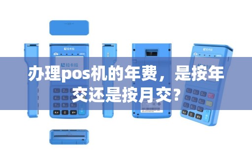 办理pos机的年费，是按年交还是按月交？
