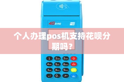 个人办理pos机支持花呗分期吗？