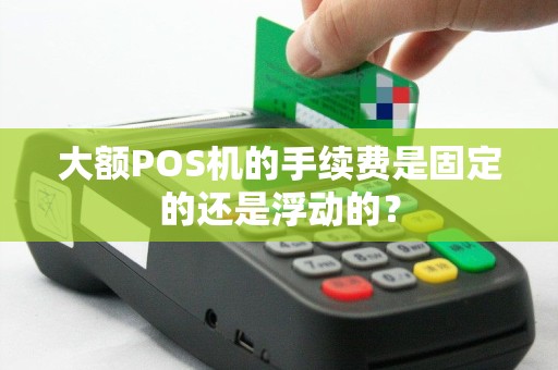 大额POS机的手续费是固定的还是浮动的？