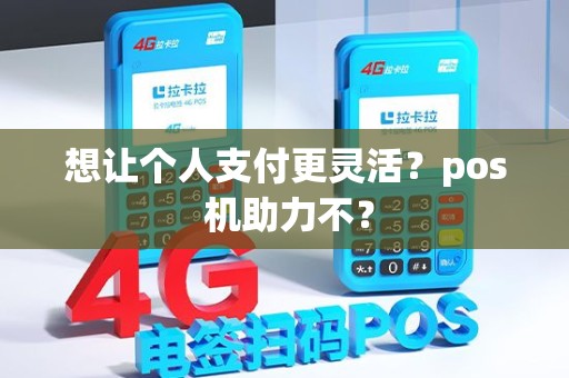 想让个人支付更灵活?pos 机助力不? 想让个人支付更灵活?pos 机助力不?