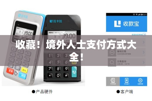 收藏！境外人士支付方式大全！