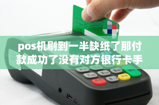 pos机刷到一半缺纸了那付款成功了没有对方银行卡手...
