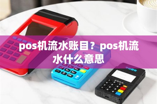 pos机流水账目？pos机流水什么意思
