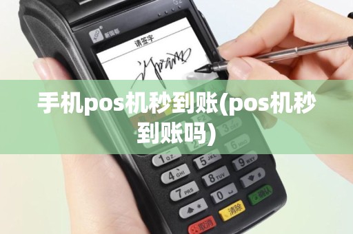 手机pos机秒到账(pos机秒到账吗)