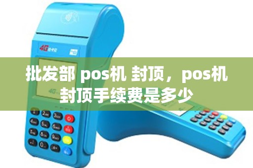 批发部 pos机 封顶，pos机封顶手续费是多少