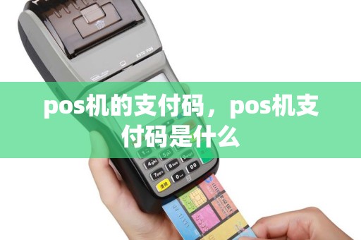 pos机的支付码，pos机支付码是什么