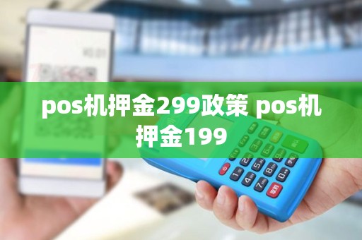pos机押金299政策 pos机押金199