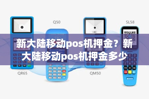新大陆移动pos机押金？新大陆移动pos机押金多少