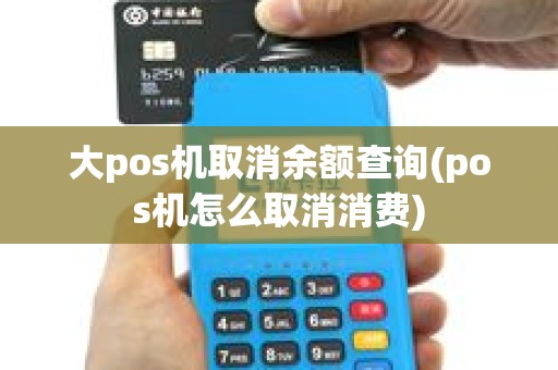 大pos机取消余额查询(pos机怎么取消消费)