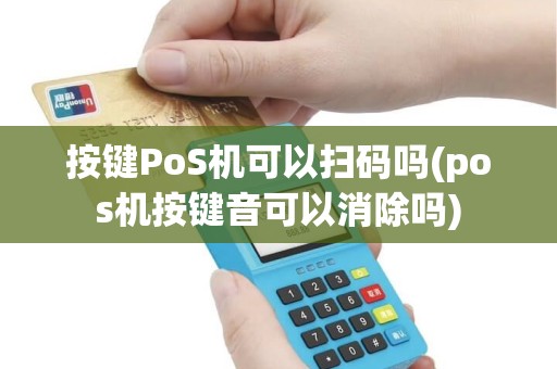 按键PoS机可以扫码吗(pos机按键音可以消除吗)