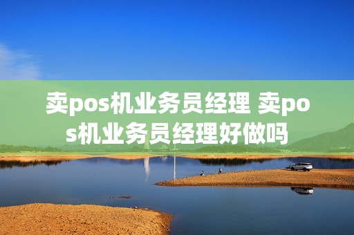 卖pos机业务员经理 卖pos机业务员经理好做吗