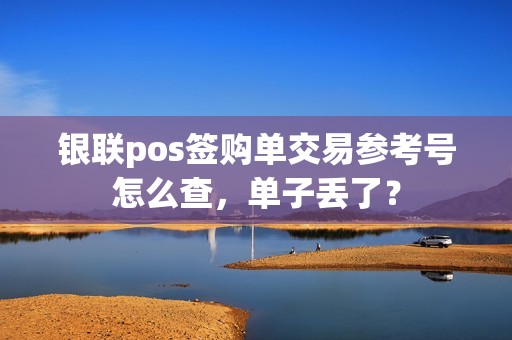银联pos签购单交易参考号怎么查，单子丢了？